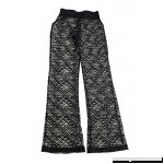Miken Women's Wide Leg Crochet Cover-Up Pant X-Small B06XG2LVB4